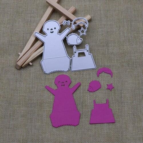 Boy Hedgehog Star Metal Cutting Dies for DIY Scrapbooking Album Paper Cards Decorative Crafts Embossing Die Cuts