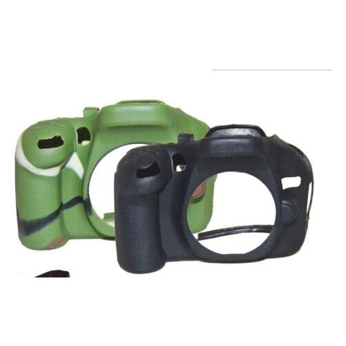 Soft Silicone Rubber Camera Protective Body Cover Case Skin For nikon D5100 D5200 Camera Bag