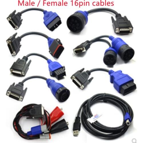 Cable Set For Nexiq2 Nexiq-2 Truck 125032 Nexiq 2 USB Link Nexiq Diagnostic Nexiq USB Link Heavy Duty Truck Diagnosis