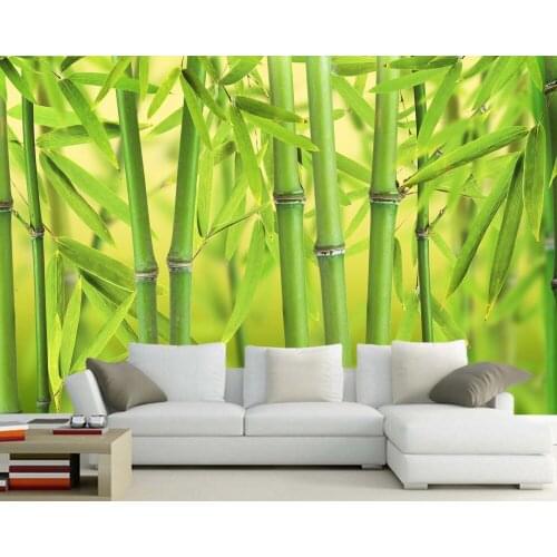 Papel de parede bamboo forest natural 3d wallpaper,living room TV sofa wall bedroom wall papers home decor restaurant mural