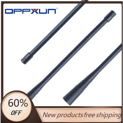 OPPXUN 1 Pcs 400-470Mhz Uhf Ham Two- Way Radio Flexible Portable Radio Antenna Sma Male Radio Vx168 VX-160 VX-180 VX-210 VX-400