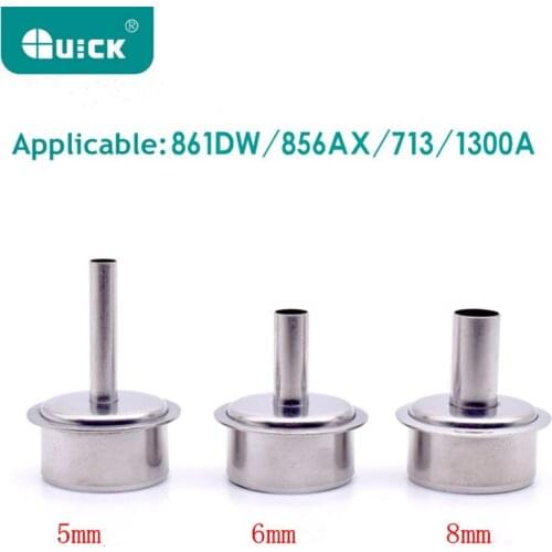 Original Quick 861DW Soldering Stations Nozzl Phone Repair Welding Digital Display Rework Station Straight Wind Head