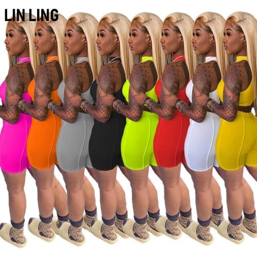 LINLING 2 Piece Outfits for Women Summer Short Sets Tracksuits Outdoor Sports Yoga Sports Asymmetrical Leisure Summer