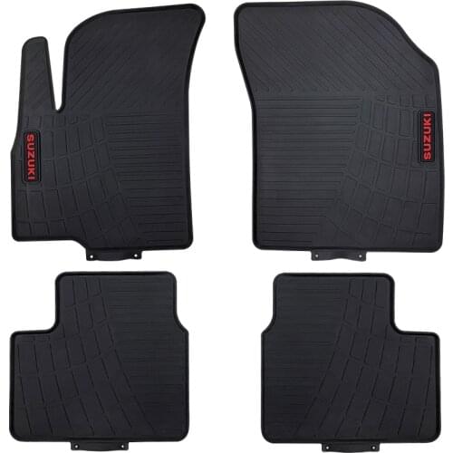 Custom No Odor Carpets Waterproof Rubber Car Floor Mats for Suzuki Grand Vitra Swift SX4