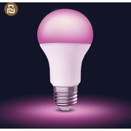 Smart LED Color Bulb E27 Light Wifi Mi Home APP Remote Control LED Lamp with Alexa and Google Assistant