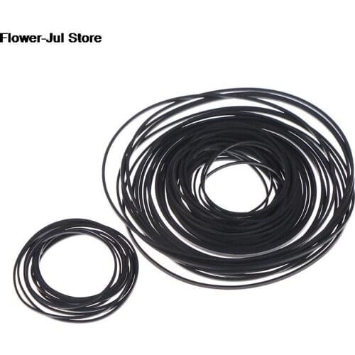 1pack Universal 40-135mm Mix Cassette Tape Machine Belt Assorted Common Belt for Recorders Walkman DVD Drive