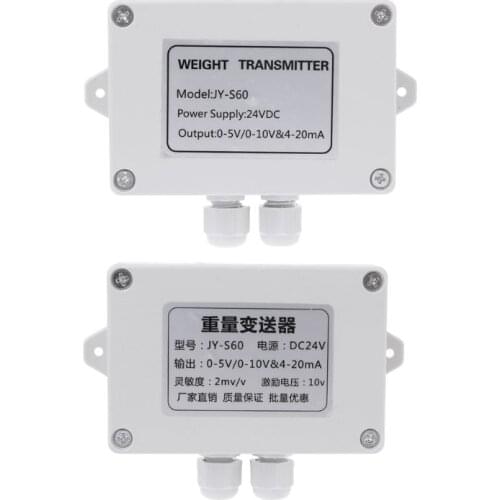 Weighing Transmitter load Cell Amplifier Weight Sensor Amplifier Load Cell Transducer DC 12V 24V 4-20mA