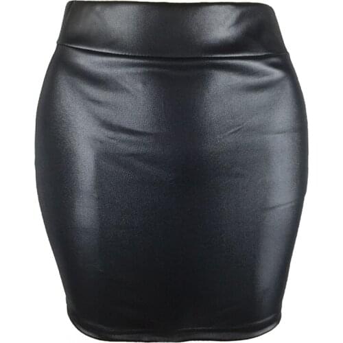 Women Sexy Skirts Spring Autumn Fashion Package Hip Mid Waist Club Bodycon Skirt Ladies Solid Color Mini Skirts