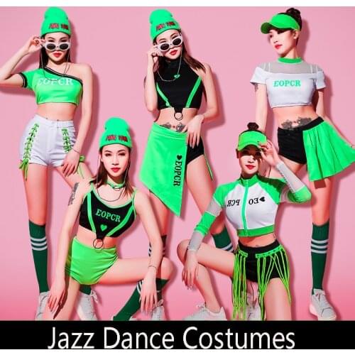 Cheerleading Costume Female College Student Group Jazz Dance Costumes Sexy Outfits For Woman DS DJ Costume Rave Outfit DQS3429