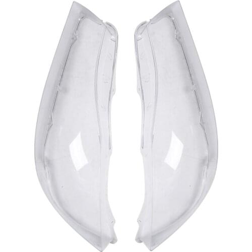 2Pcs Headlight Lens Plastic Cover For Bmw 3 E90 Sedan/E91 2005-2012 Touring Only For Xenon Clear Headlight head light lamp Lens