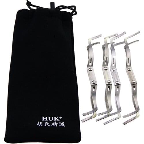 4pcs / set Auto Locksmith Y Tension Wrenches Tools for Car Adjustable Tool