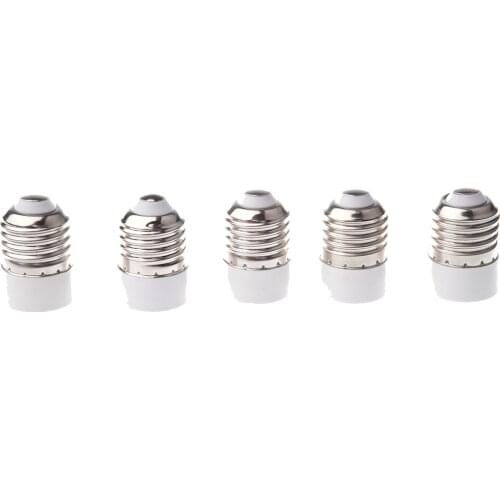 5 Pack E27 to E14 Lamp Light Socket Converter Convertor Bulb Extend Base CFL small Screw Adaptor