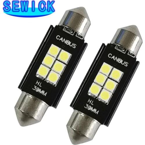 500Pcs C5W C10W LED Bulbs Canbus Festoon-31MM 36MM 39MM 41MM 3030 chip NO ERROR Car Interior Dome Light Reading Light 12V