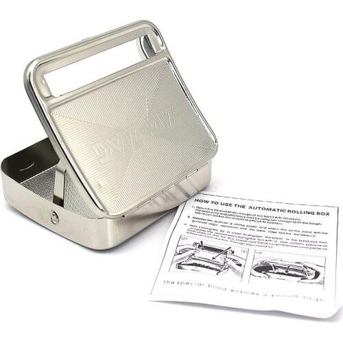 70mm Tobacco Rolling Box Metal Automatic Cigarette Smoking Roller Machine New