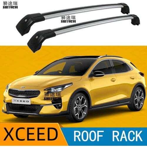 2Pcs Roof Bars for KIA XCEED 5 Door SUV 2020 2021 Aluminum Alloy Side Bars Cross Rails Roof Rack Luggage Carrier