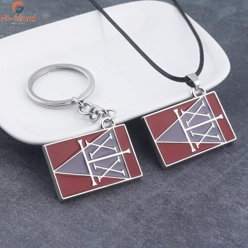 Anime Hunter x Hunter Keychain Metal Dog Tag Key Chain Holder Men Gift GON FREECSS Key Chain Jewelry Decoration