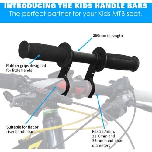 Child Bicycle Seat Comfortable Mountain Handlebar Attachment Bike Accessories Cycling Parts