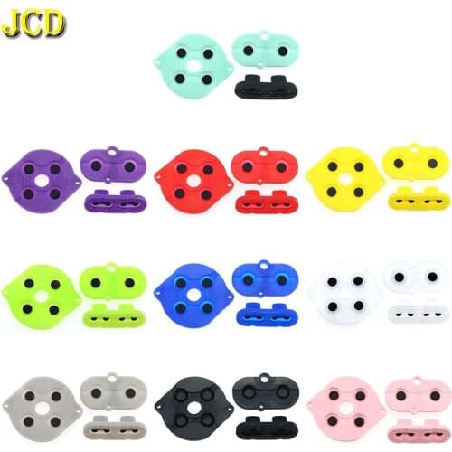 JCD 10Set/Lot Rubber Conductive Button A-B D-pad For GameBoy Color GBC GBP Silicone Start Select Keypad