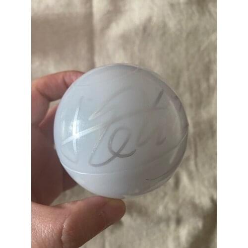 LAY Zhang Yixing Autographed Signed Concert Ball Autographs 7CM White GIFTS COLLECTION 062021