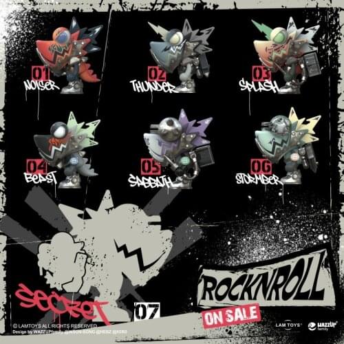 Monsters Chameleon Series Blind Box Mechanical punk PVC Kawaii Figure Doll Collection Decoration Model Toys Gift For Adult Kids