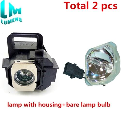 2 pcs for Elplp49 compatible bare bulb+lamp with housing for V13H010L49 for epson EH-TW3200 EH-TW3500 EH-TW3800 TW4000 TW4500