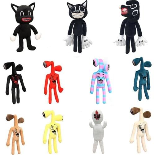 New Hot Sale Anime Siren Head Plush Doll Toys Scary Sirenhead Cat Soft Cartoon Stuffed Kids Boy Baby Girl Birthday Gifts