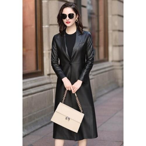 Fashion High Quality Genuine Leather Jackets Women Spring Autumn 2020 Female Sheepskin Coat Womens Clothing Femme Veste Zjt1430