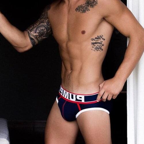 Fashion Modal Sexy Underwear Men Jockstrap Breathable Briefs Men Bikini Gay Mans Underwear Male Srting Man Gay Sexy Underwear