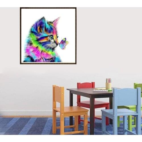 Diy Diamond Painting British Shorthair Full Square Round Drill Cross Stitch 5d Diamond Embroidery Mosaic Art Animal Cat Pet 2