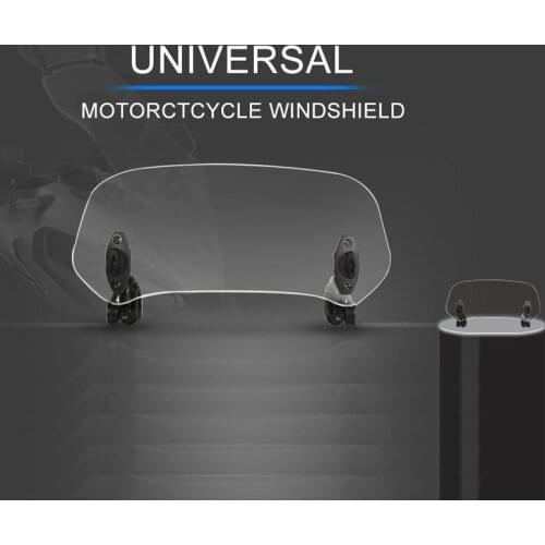 Motorcycle windshield extension bracket Adjustable Windscreen For KAWASAKI Z125 Z250 Z250SL Z300 Z650 Z750 Z800 Z900 Z1000