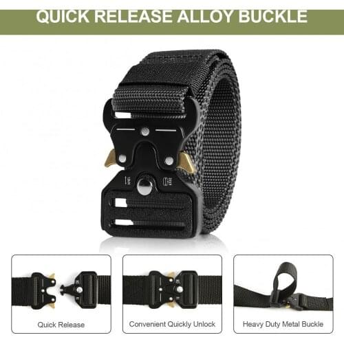 Military Tactical Belt Men Molle Battle Belt Airsoft Army Combat Outdoor Hunting Paintball Padded Waist Belt Set Adjustable