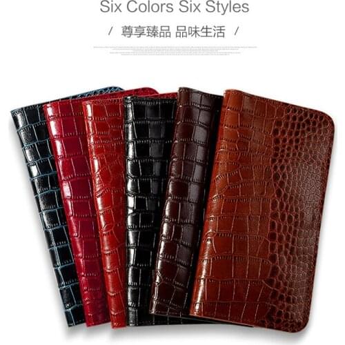 Luxury Genuine Leather flip Case For iPhone X crocidile texture Dual Phone bags For 6 6S 7 8 Plus SE 2020 Wallet and Purse
