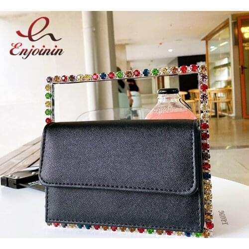 Luxury Rectangle Diamond Leather Women Party Clutch Bag Purses and Handbags Evening Bag Female Tote Bag Designer Bags 2020 Bolsa
