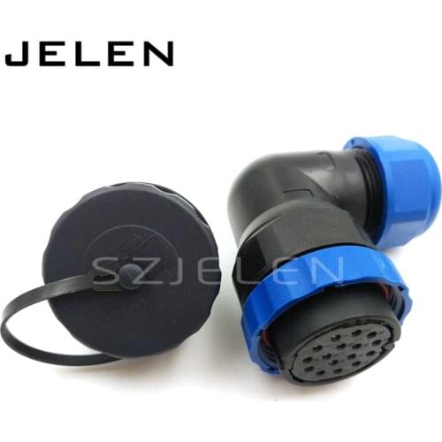SD28TA-ZM, IP68 waterproof power 16 pin circular connector, electrical male female waterproof connector 16 pins plug socket