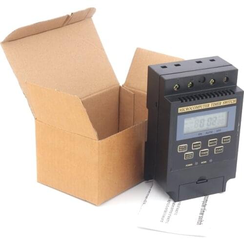 12V 110V 220V Microcomputer Control Timer Switch LCD Display Electronic Programmable Greenhouse Irrigation Pump Time Controller