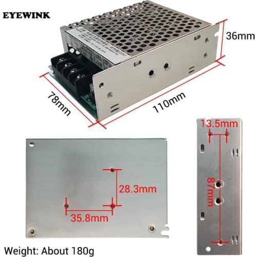 ZK-SMG 12-75v high power 30A breeding lamp LED motor driver module controller stepless dimming speed regulation