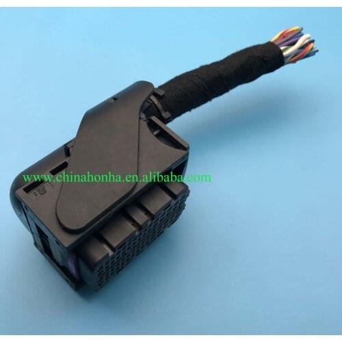 1pcs socket harness connector For ECU EDC17 Weichai J6 computer board No. 1 plug 60 pin with 32pcs wire