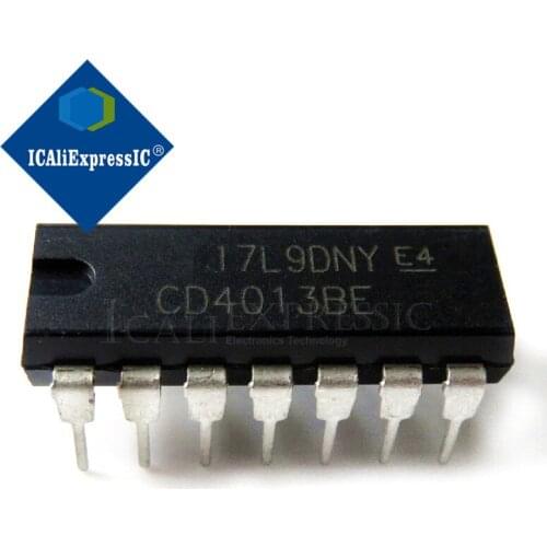 10PCS CD4013BE CD4013BP CD4013 DIP14 DIP new original In Stock