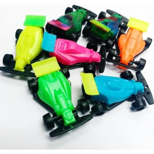 10 pcs Mini Racing car Assorted Boys Kids Pinata Bag Filler Loot Gag Birthday Party Favors Gift Novelty Cup Cake Topper Tropper