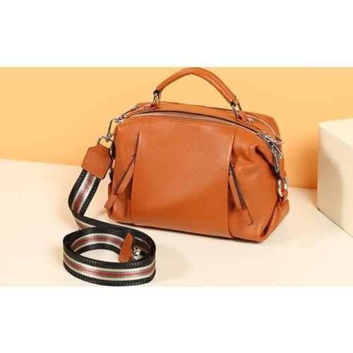 2021 New Fashion 100% Genuine Leather Women Handbag Brand Designer Shoulder Bag Classic Female Crossbody Bags