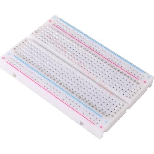 400 holes/tie points Breadboard Solderless Prototype PCB Board 400 Pin for Arduino Raspberry Pi
