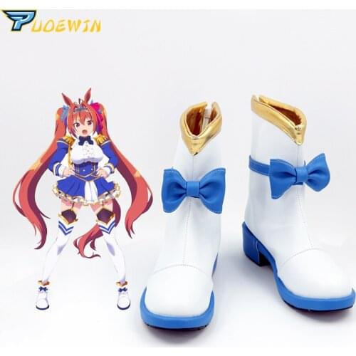 Anime Uma Musume: Pretty Derby Daiwa Scarlet Cosplay Shoes Boots Custom Made