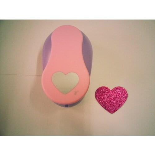 Free shipping 3 inch (about 7.4cm) heart shape of eva punch scrapbooking punches craft punch eva foam maker furadores alavanca