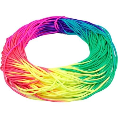 Paracord Tie Dye Style Colorful Paracord 4mm 7 Strand Paracorde Cord for Outdoor Emergency Survival Parachute Cord Bracelet Rope