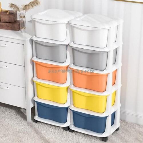 Childrens Toy Storage Rack Simple Large-capacity Storage Rack Multi-layer Baby Tidy Baby Storage Cabinet
