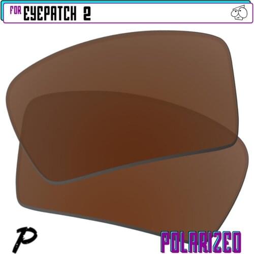 EZReplace Polarized Replacement Lenses for - Oakley Eyepatch 2 Sunglasses - Brown P