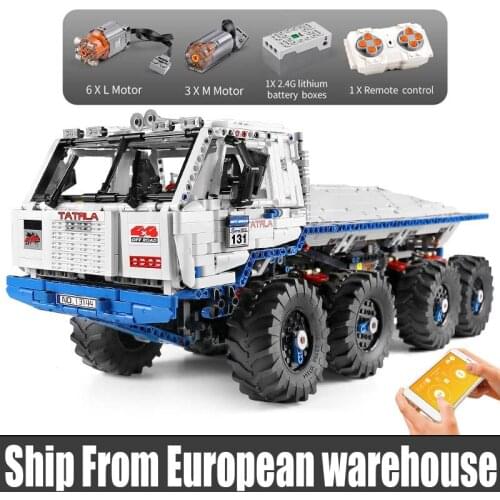 Mould King 13144 Compatible 27092 Arakawa Moc Tow off-road Truck Tatra 813 Educational Building Blocks Bricks Toy