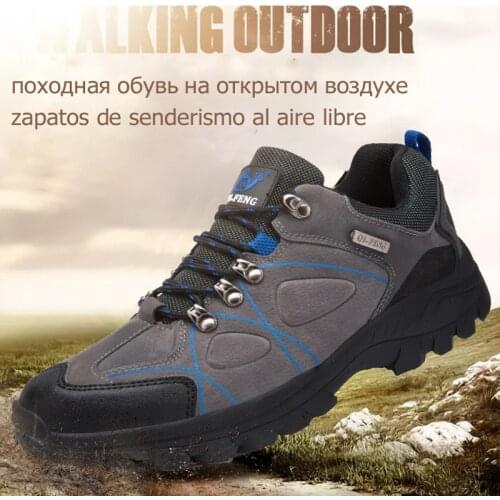Hot Sale Hiking Shoes Men Breathable Climbing Sneakers Jogging Trekking Camping Footwear for Men Zapatos De Senderismo