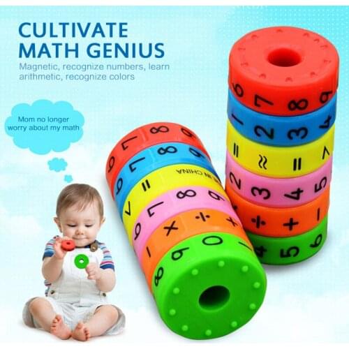 Baby Toy Childrens Toys Magic Axis Magnetic Mathematics Digital Intelligence Arithmetic Puzzle Learner Educational Dropshipping