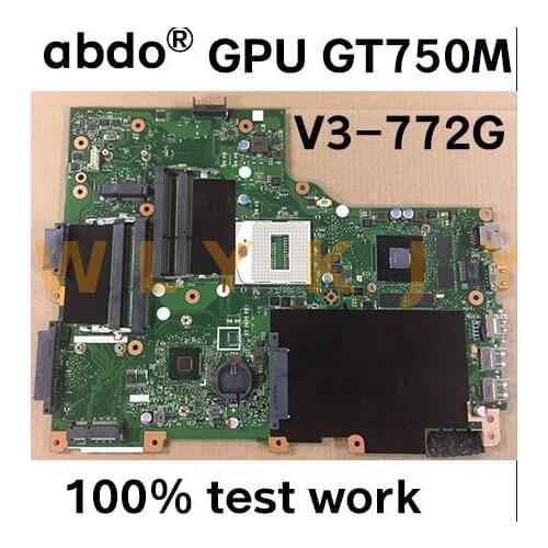 V3-772G motherboard FOR ACER aspire V3-772 V3-772G E1-772G laptop motherboard EA VA70HW GPU GT750M DDR3 100% test work